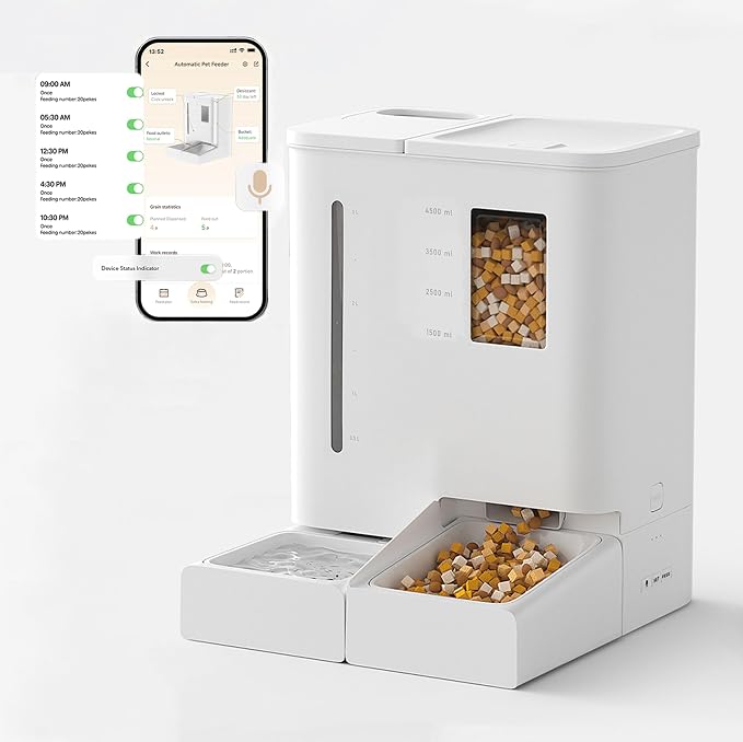 Waithem Wi-Fi Automatic Pet Feeder and Waterer by WaithemPetOfficial