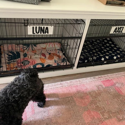 Personalized Crate Sign, Custom Dog Decor, Hanging Crate Sign, Personalized Pet - Image 6