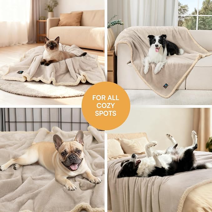Waterproof Pet Blanket, Liquid Pee Proof Dog Blanket - Image 6