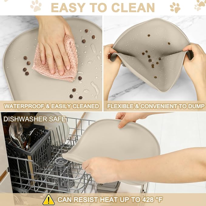 Small Silicone Pet Food Mat - Image 6