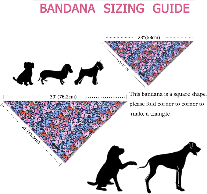 ARING PET Floral Dog Bandanas - Image 6