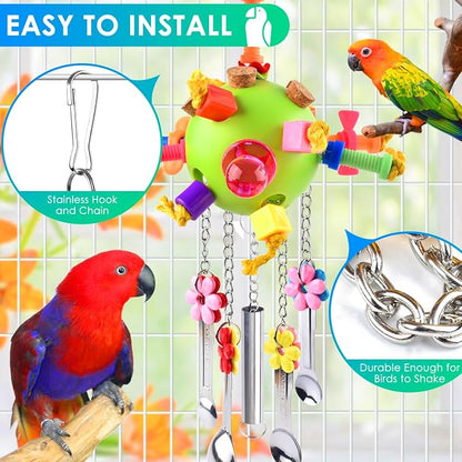 KATUMO Bird Toys, Parrot Pull Spoons Toys - Image 6