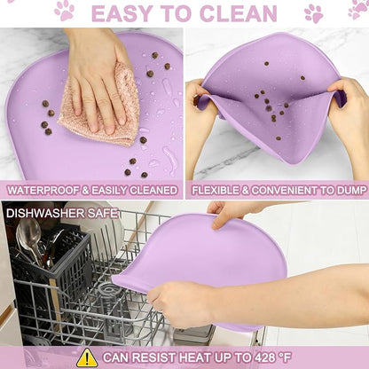 Small Silicone Pet Food Mat - Image 6