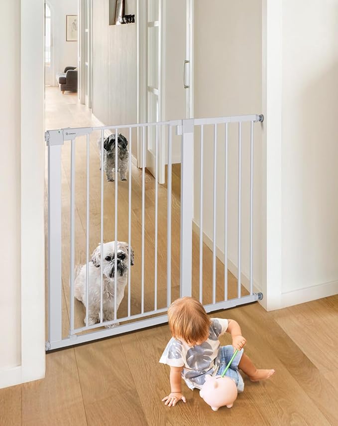 COMOMY 36" Extra Tall Baby Gate by COMOMY