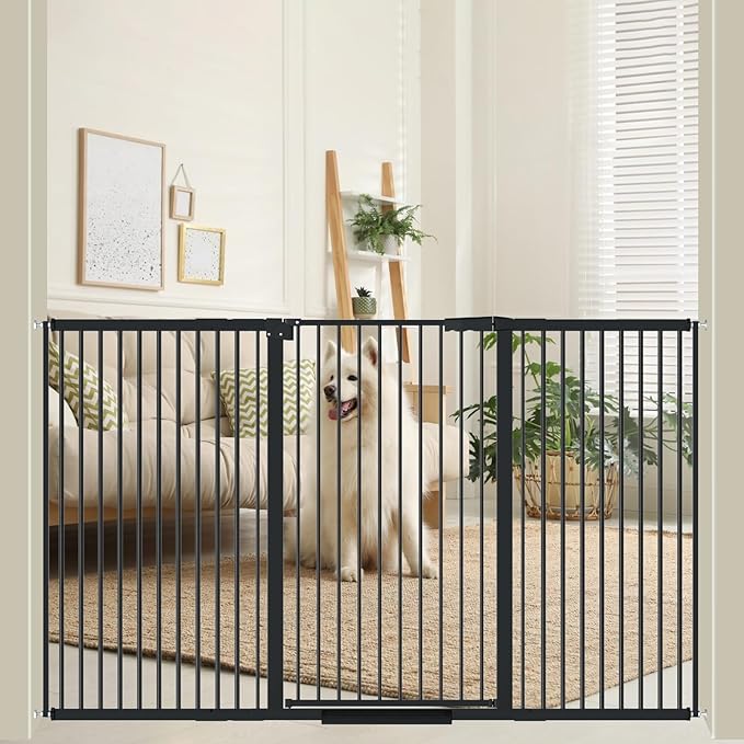 40.55" Tall, 61.61-69.48 Inch Wide, 1.37" Ultra Narrow Spacing Dog Pet Baby by AiWMGL