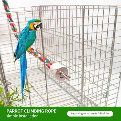 31.5-Inch × 0.8-Inch Diameter Nipple Style Bird Rope Perch, Bird cage - Image 6