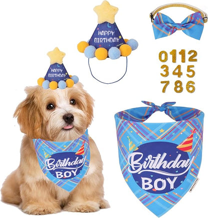 ADOGGYGO Dog Birthday Party Supplies, Party Hat by ADOGGYGO