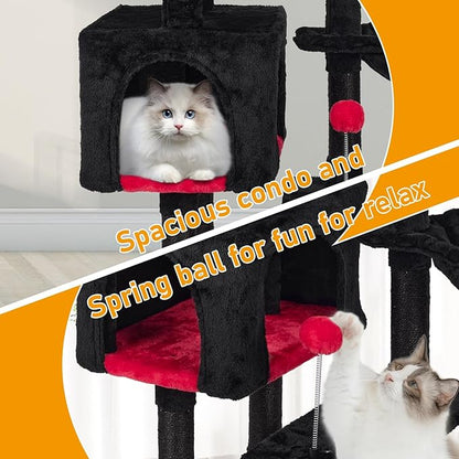 KIYUMI Cat Tree Cat Tower Condo - Image 5