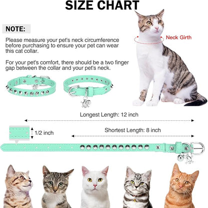 Leather Cat Collars for Boy Girl Cats - Image 5