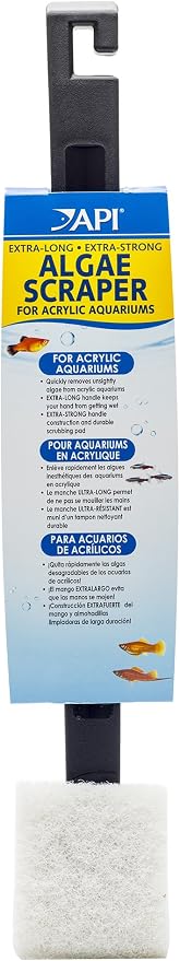 API ALGAE SCRAPER For Acrylic Aquariums 1-Count Container by API