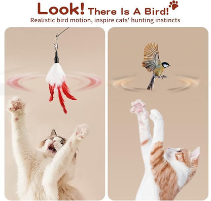 Pawaboo Feather Teaser Cat Toy - Image 4