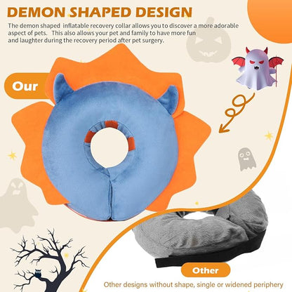 IEUUMLER Inflatable Recovery Dog Collar, Protective Donut Cone, Adjustable Soft - Image 8