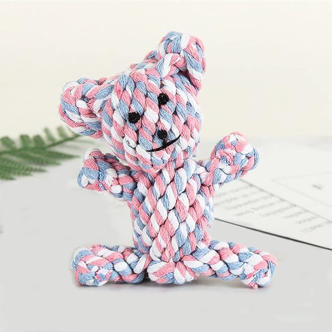 Dog Toys Puppy Teething Chew Toys, Pet Chew Toy Cat Chew Toy, Safe Braided Rope by HESUILONG