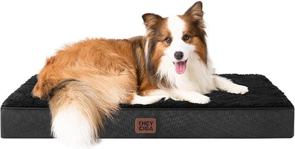 EHEYCIGA Orthopedic Dog Beds for Large Dogs by EHEYCIGA