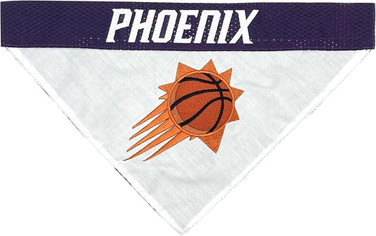 Pets First NBA Dog Bandana -Pheonix Suns Reversible Bandana. 2 Sided Home & - Image 2