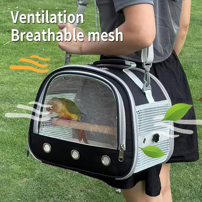Bird Carrier, Bird Cage Parakeet Parrot Budgie Carrier Backpack - Image 4