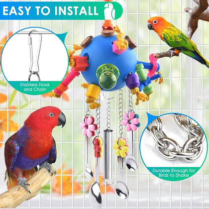 KATUMO Bird Toys, African Grey, Small Cockatoo, Mini Macaw, Eclectus and - Image 5