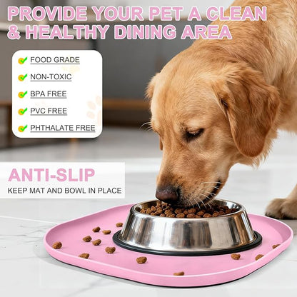 Small Silicone Pet Food Mat - Image 3