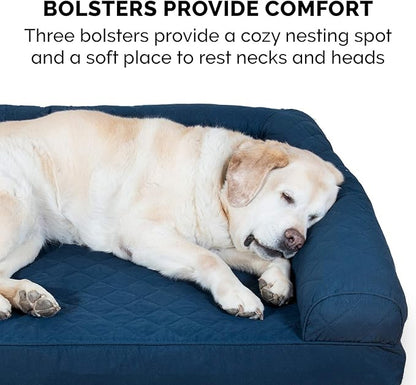 Furhaven Orthopedic Dog Bed for Medium/Small Dogs w/ Removable Bolsters & - Image 11