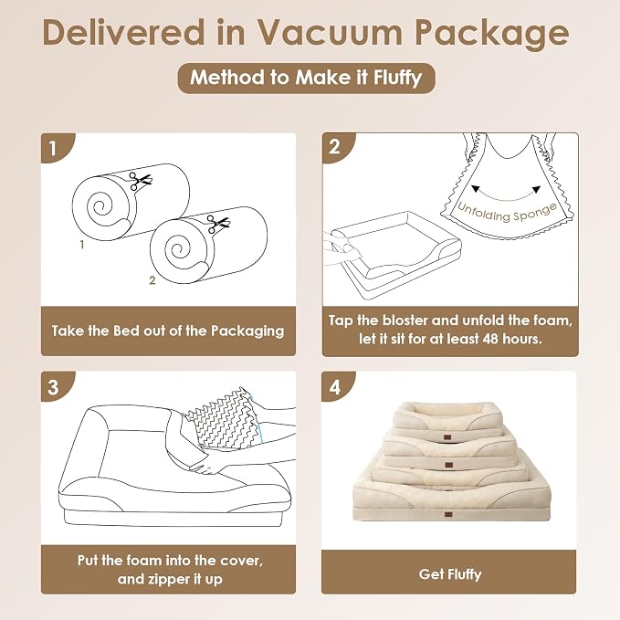 EHEYCIGA Orthopedic XXL Dog Bed - Image 7