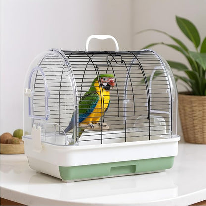 GarveeHome Portable Bird Cage Carrier, Small Bird Cage by GarveeHome