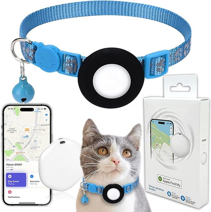 GPS Tracker for Cats, Mini GPS Pet Tracker by Bingolar