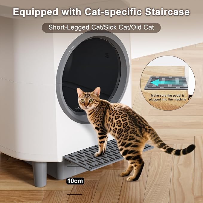 Automatic Litter Box, Self Cleaning Litter Box, Odor Control, 90L Large Capacity - Image 7