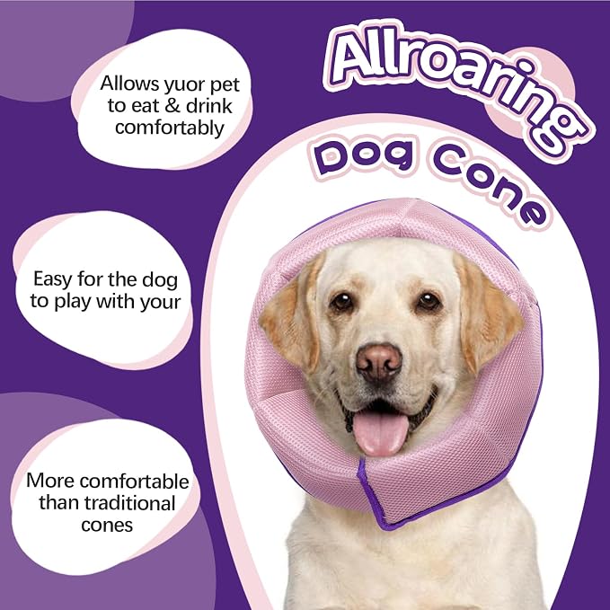 Dog Cone Collar After Surgery, Adjustable Soft Recovery Cone - Image 5
