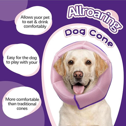 Dog Cone Collar After Surgery, Adjustable Soft Recovery Cone - Image 5