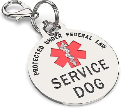 Service Dog TAG Small Breed Premium Double Sided Identification .999 Inch - Image 4
