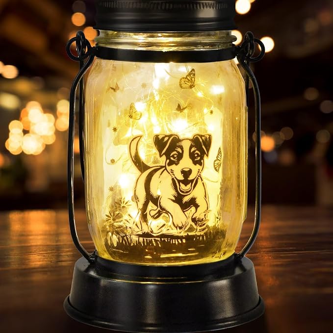 Jack Russell Terrier Gifts for Women/Men Jack Russell Terrier Solar Lanterns - Image 8