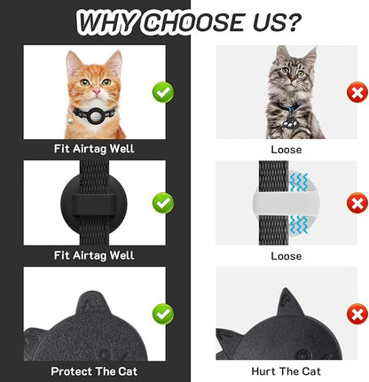 14 Pack Airtag Cat Collar Reflective-Breakaway - Image 7