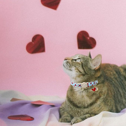 Cat Collar, Sweet Heart Kitten Collars Pink Hearts - Image 6