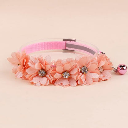 2 Pack Cat Collar Pink Floral - Image 6