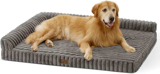 Cute Dog Bed, Faux Rabbit Fur Orthopedic Foam Dog Bed by COZYKISS