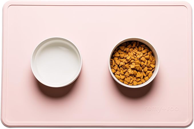 Remy+Roo Peony Silicone Dog Food Mat by RemyRoo