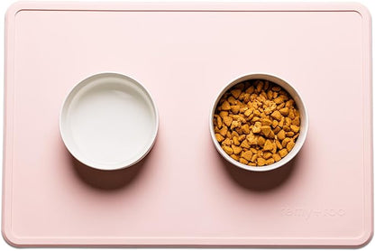 Remy+Roo Peony Silicone Dog Food Mat by RemyRoo