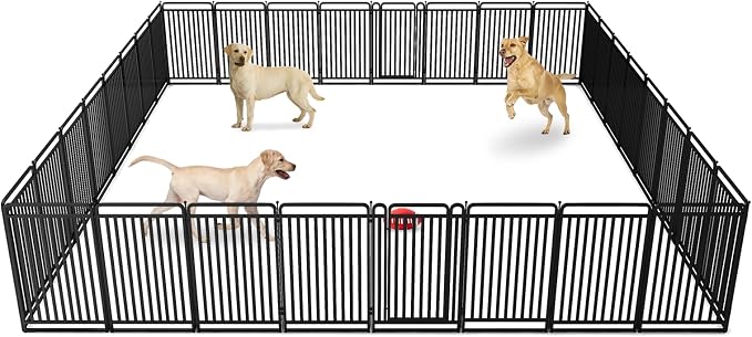 New Thickened Version Dog Playpen, 43 Inch Dog Fences by XDPET