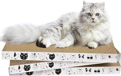 3 Pack Cardboard Cat Scratcher Refill Cat Scratch Pad Durable Cat Scratchers by Unknown