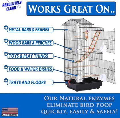 Absolutely Clean Amazing Bird Cage Cleaner and Deodorizer - Image 3