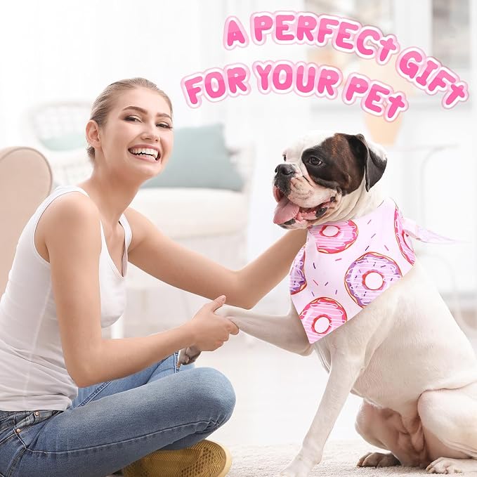 100 Pcs Dog Bandanas Bulk Hawaiian Dog Bandanas Summer 3 Sizes Washable - Image 6