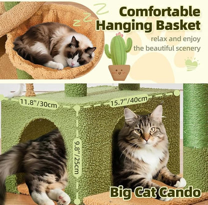 Taoqimiao MS043T Cat Tree, 32.2-Inch Cat Tower - Image 3
