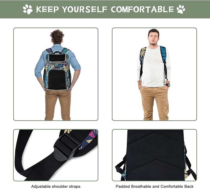 BAGLHER Cat Backpack Carrier, Mesh Pet Cat Carrier - Image 5