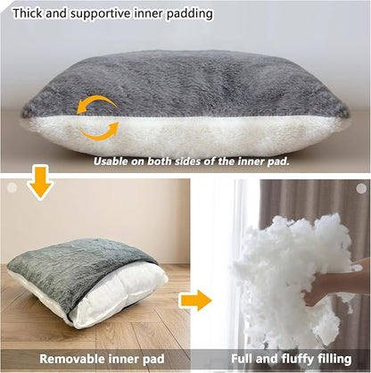 Cat Bed for Indoor Cats，Foldable cat cave，Anti-Slip & Water-Resistant - Image 4