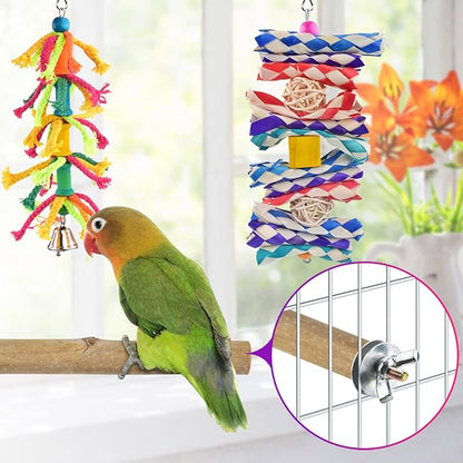 KATUMO Bird Toys, Parakeet Swing Parrot Ladder Cockatiel Perch Conure Hanging - Image 4