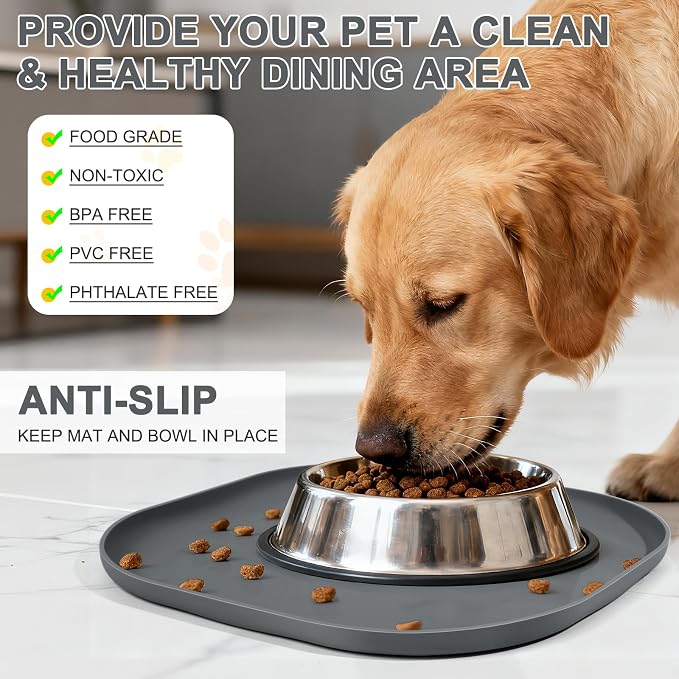 Small Silicone Pet Food Mat - Image 3