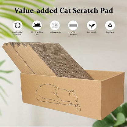 5 Packs in 1 Cat Scratch Pad - Image 3