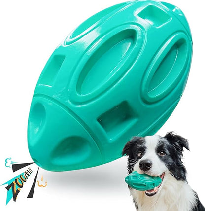 EASTBLUE Squeaky Dog Toys for Aggressive Chewers: Rubber Interactive Puppy Ball by EASTBLUEpet