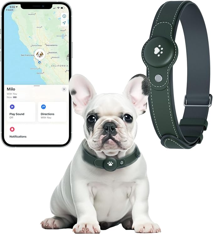 2-in-1 GPS Tracker for Dogs: Smart Collar by BONSO