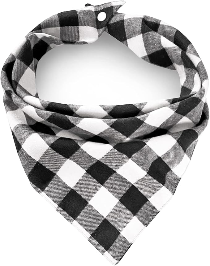Plaid Bandana Triangle Scarf by Brand by ZIRVYIR